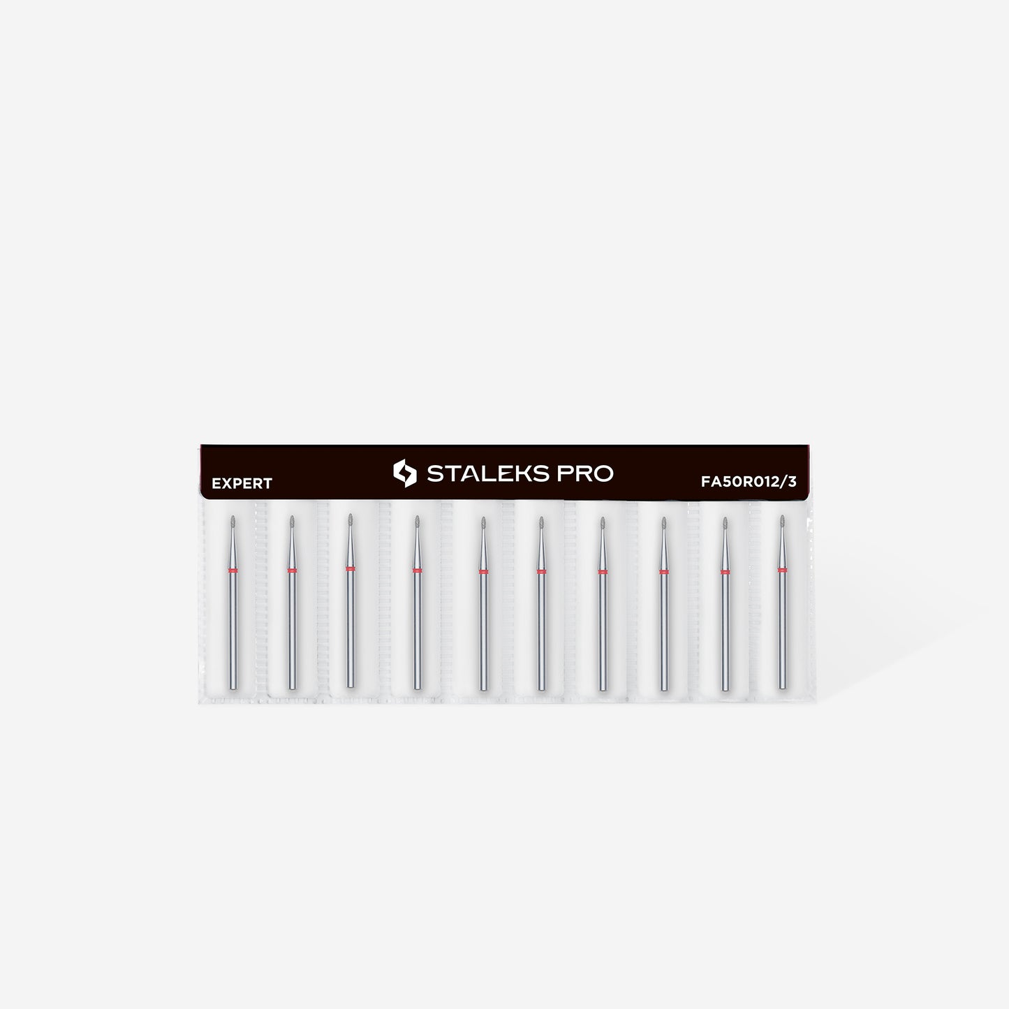 Staleks diamond nail drill bit rounded bud EXPERT head diameter 1,2 mm / working part 3 mm