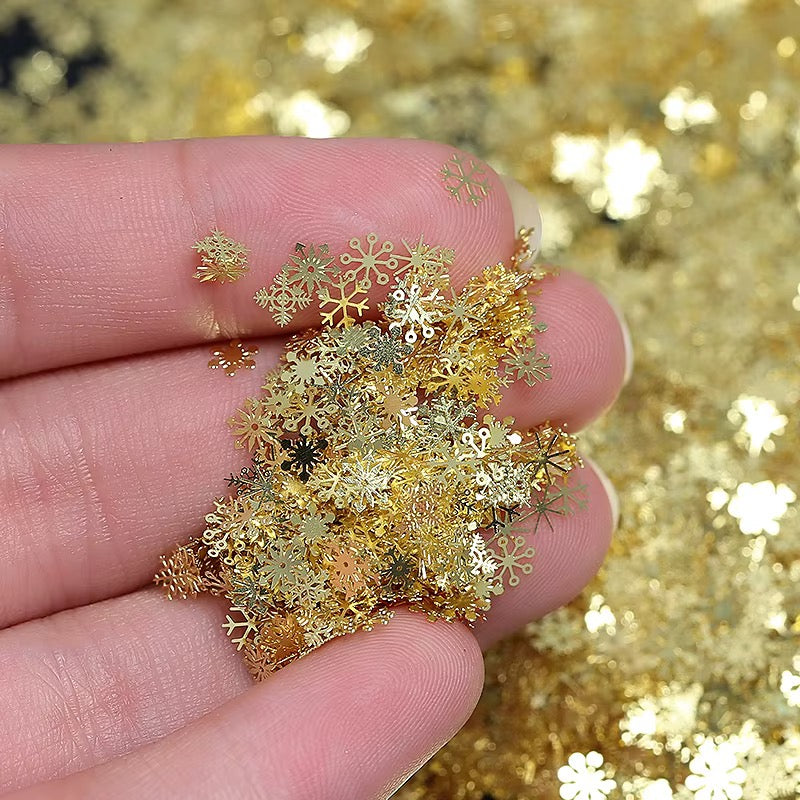 Snowflake Nail Art Glitter/Sequin