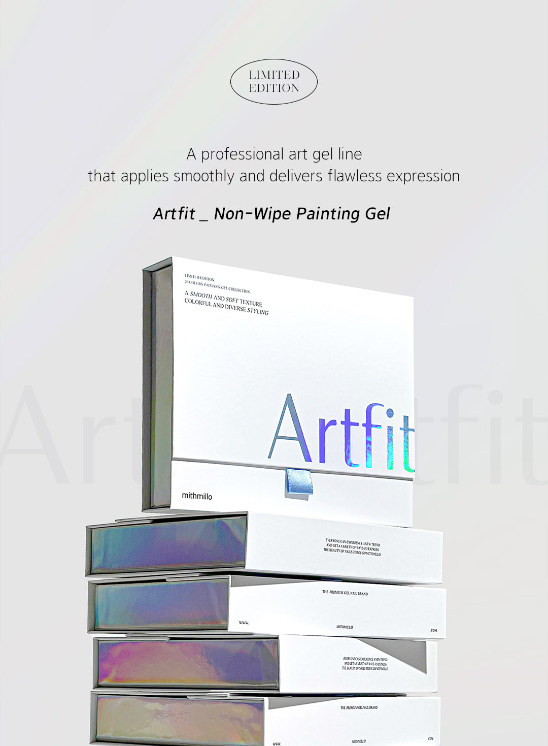 Mithmillo - Artfit Painting Gel Series 20-piece Set (Palette Included)