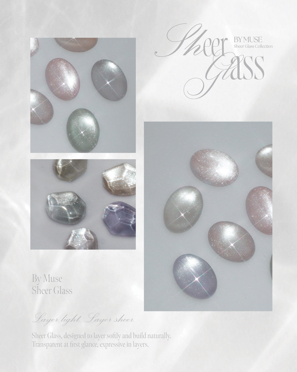 By Muse - Sheer Glass Collection (8 Colors)