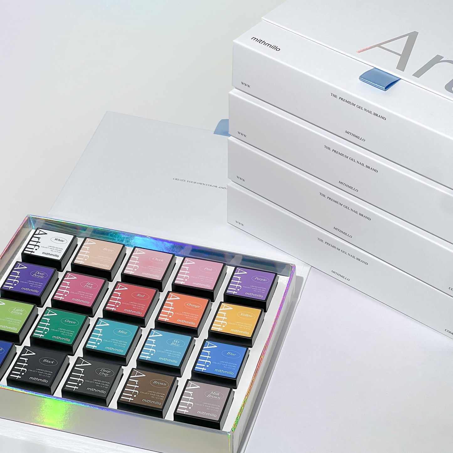 Mithmillo - Artfit Painting Gel Series 20-piece Set (Palette Included)