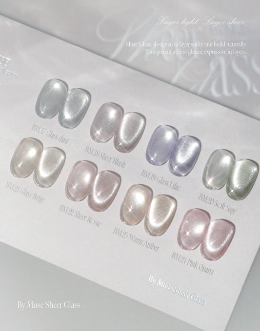 By Muse - Sheer Glass Collection (8 Colors)