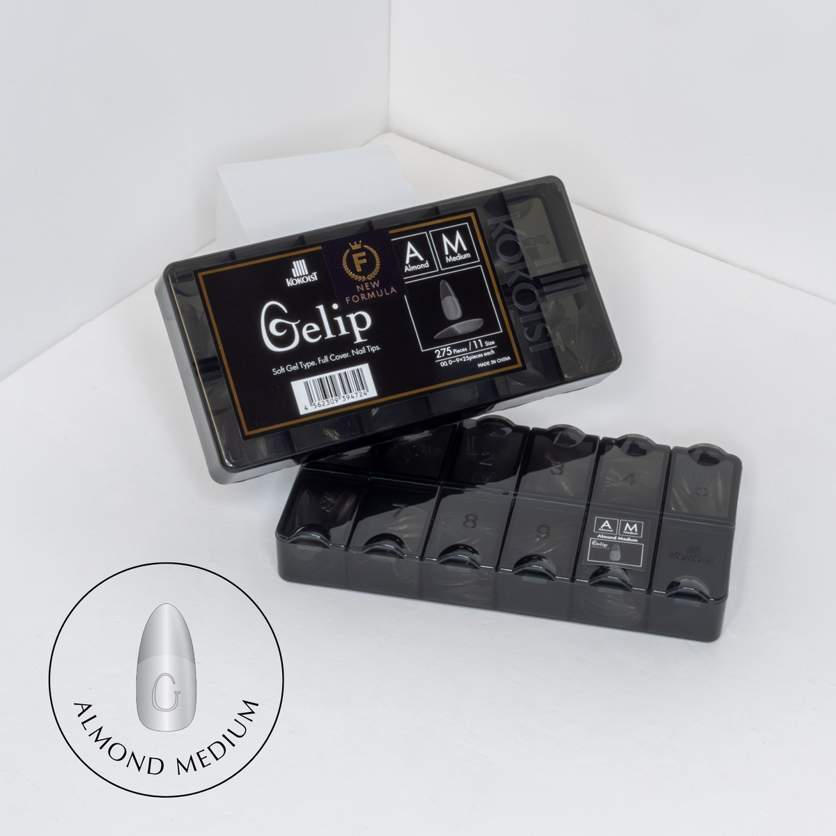 Kokoist - Almond Medium Gelip Extensions (275 pcs.)