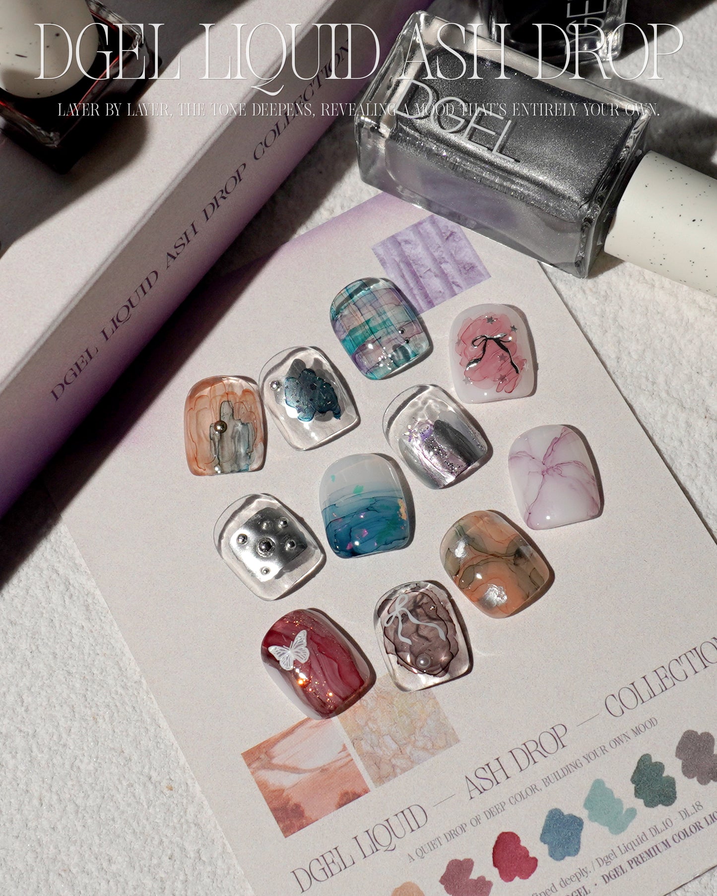 DGEL - Liquid Ash Drop Collection (9 Colors)