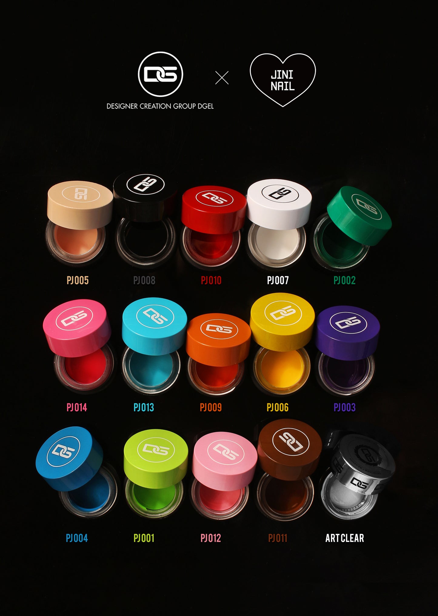 DGEL - X Jini Nail Painting Collection (15 Piece set)