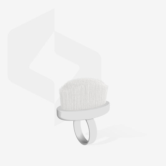 Staleks EXPERT 03 Mini finger ring manicure brush for dust removal mini (10 pcs)