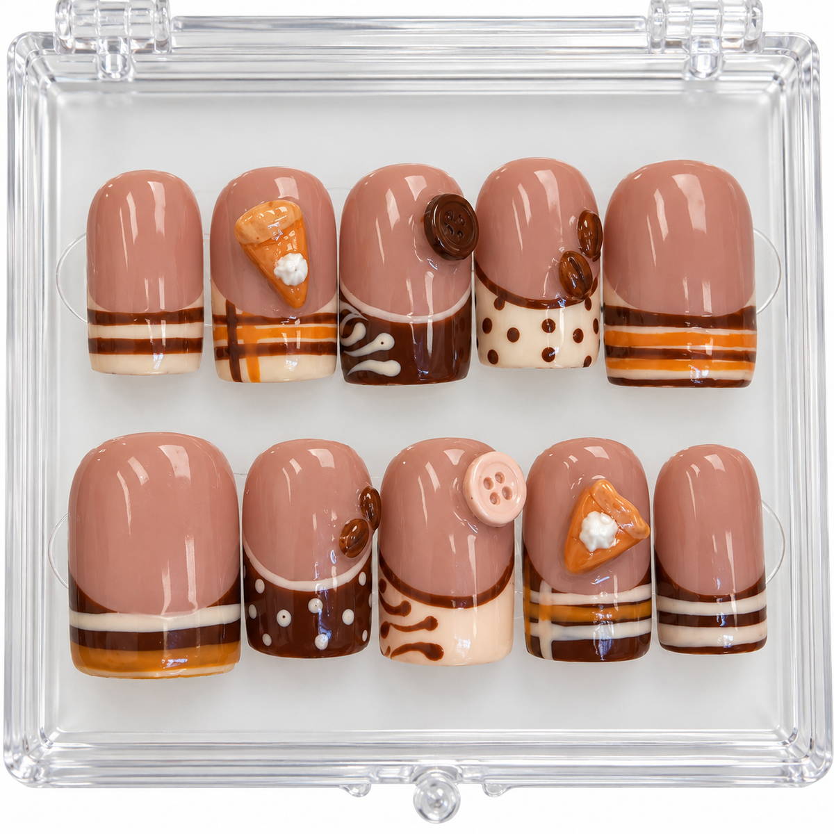 Fall Press-On Nail Set