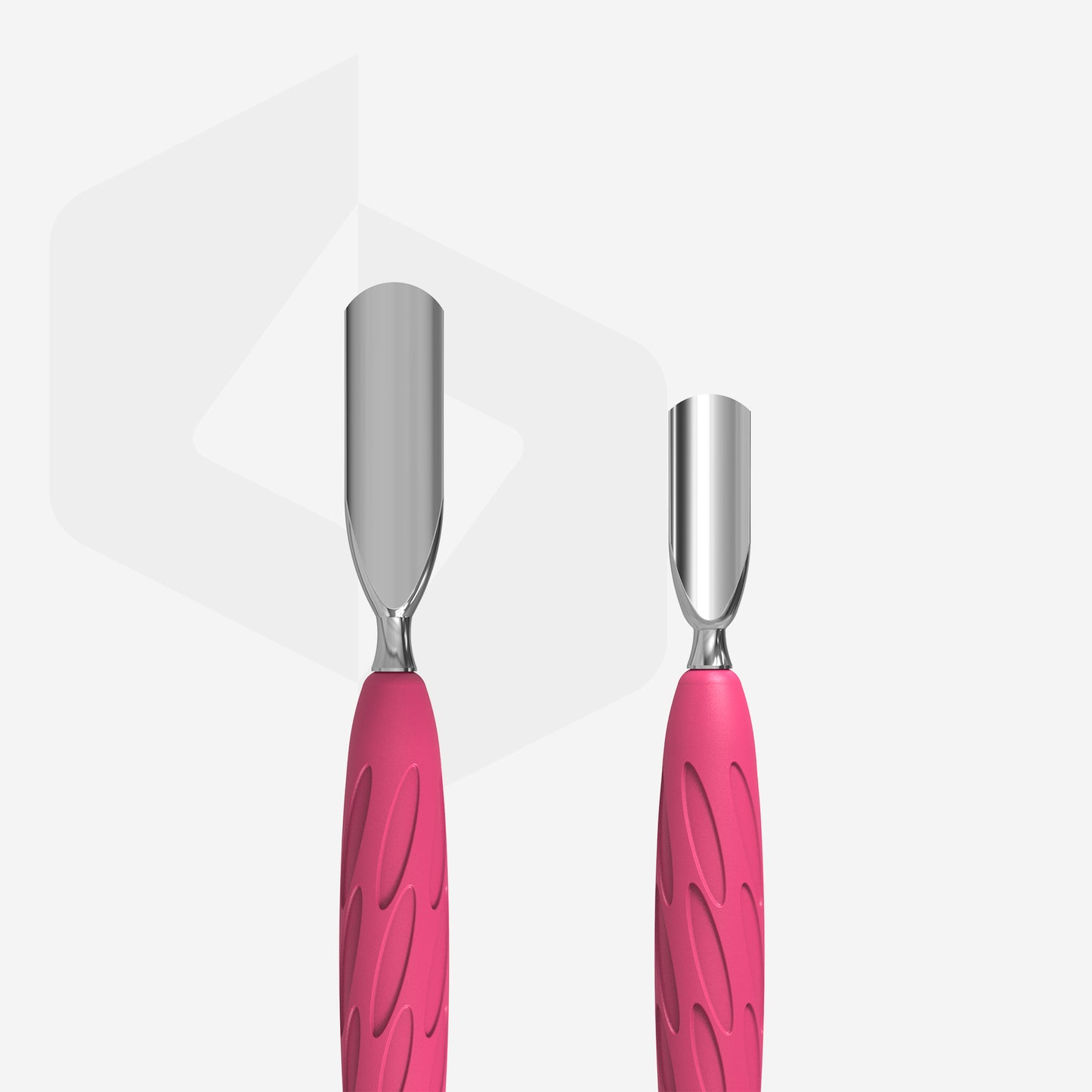 Staleks manicure pusher gummy with silicone handle UNIQ 10 type 1 (rounded wide and rounded narrow pusher)