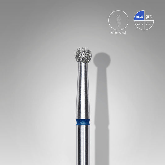 Staleks diamond nail drill bit ball blue EXPERT head diameter 2,7 mm