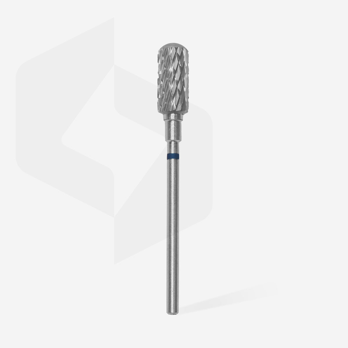 Staleks carbide nail drill bit safe rounded cylinder blue EXPERT head diameter 6mm / working part 14 mm