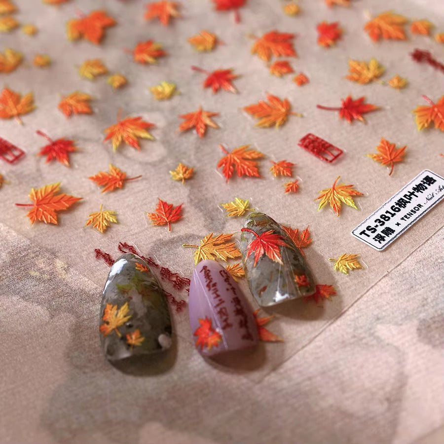 Tensor TS3816 - Fall Leaf Nail Stickers