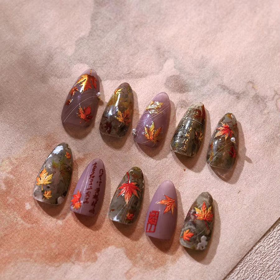 Tensor TS3816 - Fall Leaf Nail Stickers
