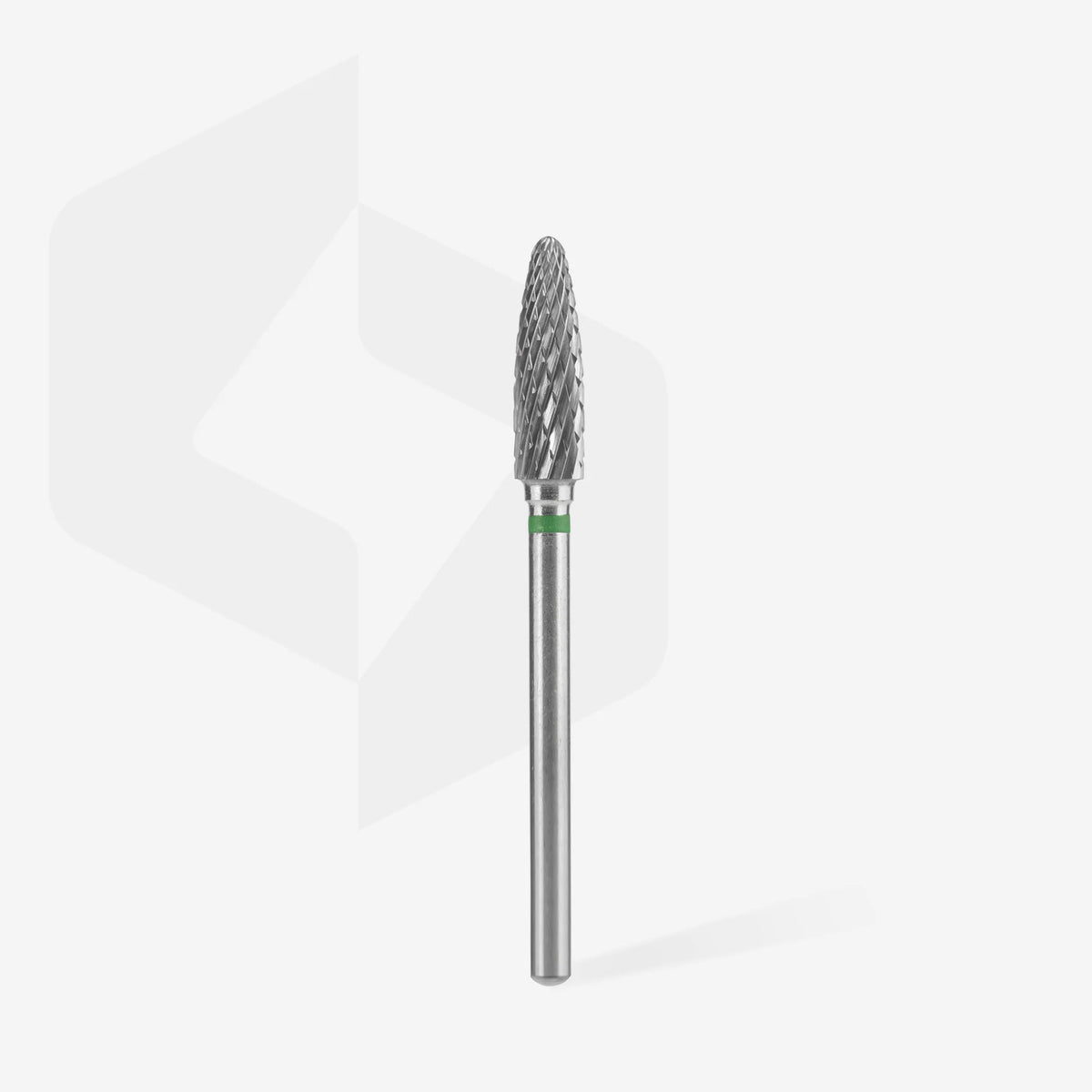 Staleks carbide nail drill bit corn green EXPERT head diameter 4 mm / working part 14 mm