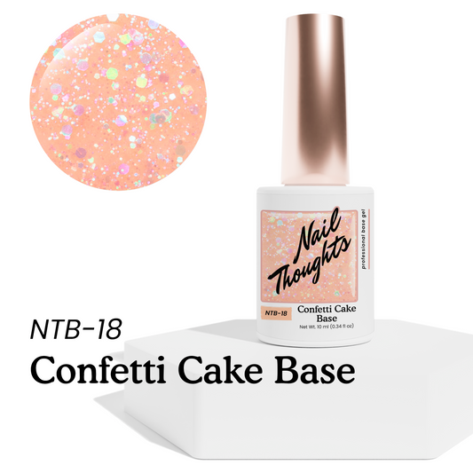 Nail Thoughts - NTB-18 Confetti Cake Base