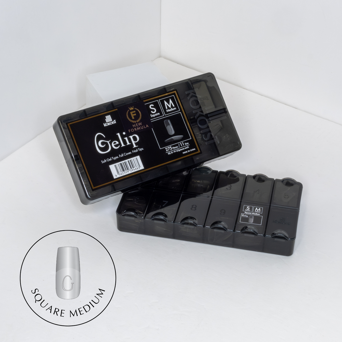 Kokoist - Square Medium Gelip Extensions (275 pcs.)