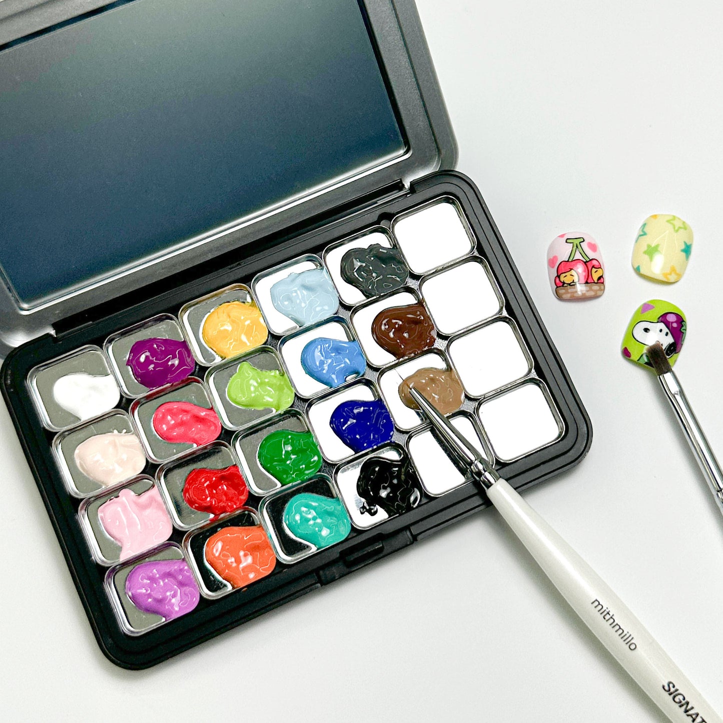 Mithmillo - Artfit Painting Gel Series 20-piece Set (Palette Included)