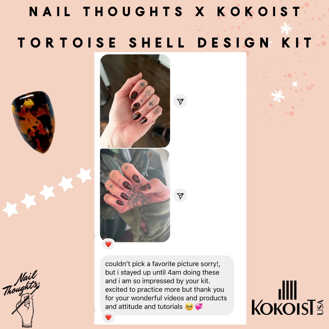 Nail Thoughts - Tortoise Shell Design Kit